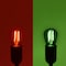 Luxrite S14 LED Edison Red and Green Light Bulbs 0.5W Colored Bulb for String Lights E26 Base, 3PK LR21730 LR21732-3PC - alternate 2